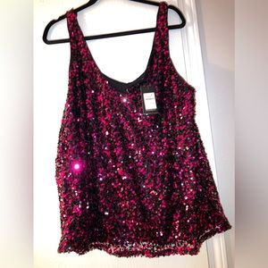 Brand New With Tags! City Chic Luna Cami Fuchsia size 16